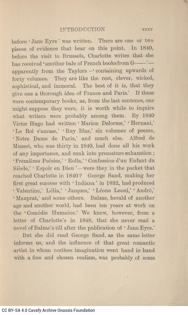 21 x 13.5 cm; 6 s.p. + XLVI p. + 1 s.p. + 555 p. + 7 s.p., l. 2 bookplate CPC on recto and C. P. Cavafy’s handwritten initi